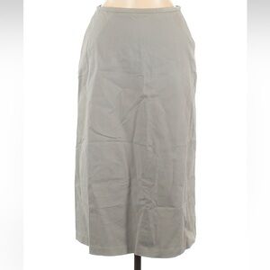 Vintage Banana Republic Stretch Y2K Chic Classic Gray Midi Pencil Skirt Size 6